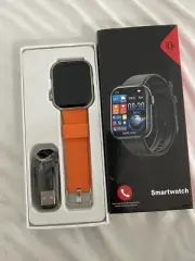 SMART WATCH G28 1.85 INCH DISPLAY WATERPROOF FITNESS HEART RATE / Orange Band