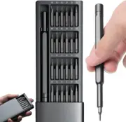 Precision Screwdriver Set Wearable Rust Resistant Magnetic Bits Popup Box(24bits