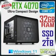 Intel Core i7 Gaming PC RTX 4070 12GB Computer 32GB RAM SSD + 2TB Desktop System