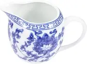 BIUDECO Porcelain Sauce Pitcher Condiment Containers Lids 200ml Gravy Boat for Easy Serving Dishwasher Safe