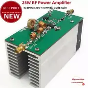 433MHz (390-470MHz) 25W RF Power Amplifier RF Power Amp Modul 30dB+Cooling Fan