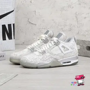 NIKE AIR JORDAN 4 RETRO LASER 30TH 雷射 男 白銀 705333-105