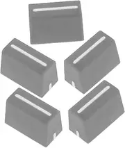 VINTORKY 5pcs Replacement Slider Caps for Mixing Console Compatible Knobs for Dj Controllers and Sound Consoles Material Inner Grey Slider Buttons for Smooth