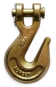 (4 pack) 3/8" G70 Clevis Grab Hook, WLL 7100 lbs