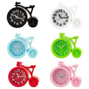 Portable Mute Alarm Clock Clocks Bedside Desk Decor