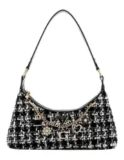 [Guess] Everlee Top Zip Shoulder in Black Multi