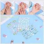 Decoration Stickers & Decals Nail Art Nail Art Sticker Wedding Nail 5D Decals