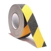Dolphy High Visibility Anti Skid Safety Tape - Black & Yellow Zebra Stripe (5...