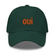 Oui Dad Hat with Embroidery - Oui Dad Hat - Oui Cap - Oui Baseball Cap