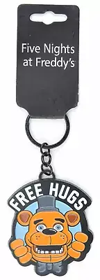 Five Nights At Freddy's Keychain Freddy Fazbear Free Hugs Bioworld 2016 NEW