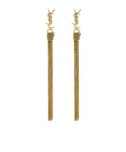 Saint Laurent Cassandre Tassel Earrings One size golden