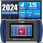 [XTOOL] IP508S OBD2 Scanner 4 Systems Car Diagnostics Tool,15 Reset Functions, Android 10, Live Data Graphing, Car Diagnostic Tool ABS Bleed, Injector Coding, Oil Reset, EPB, SAS, BMS, Throttle,TPMS