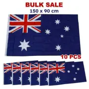 10PCx Large Australian Flag 150cm x 90cm Aussie Australia ANZAC Day Heavy Duty