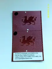 2 x dragon stencils for face painting facepainter tool craft hobby boys party
