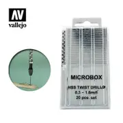Vallejo Hobby Tools - Drill Bit Set of 20 (0.3-1.6mm)