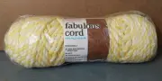 Fabulous Cord Poly-Olefin Macrame Yellow White Twisted 150 Ft 50 Yrds