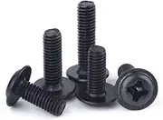 Black Round Head self-pad Screw, a Screw, Computer Screw, self-Belling Screw, M2M2.5M3M4-M3*10 * 500pcs