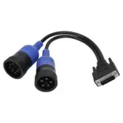 6Pin 9Pin Y Deutsch Adapter for Nexiq Truck Diagnose Interface Diagnostic Tools