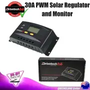 Drivetech 4X4 DTSR30 - 30A PWM Solar Regulator and Monitor