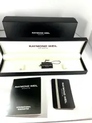 New Raymond Weil Watch Box & Guarantee Manual and Warranty Card for Watches..