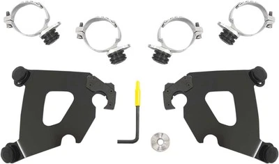 Memphis Shades Trigger-Lock Mount Kit for Cafe Fairing - Black - MEB2015