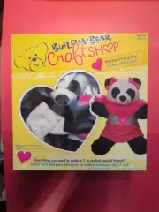 Build a BearWorkshop Craftshop ~ Panda Fashion ~ 7" ~ New