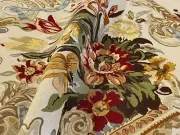 SCHUMACHER SPICE "AYLESBURY VASE" ENGLISH FLORAL URN LINEN TABLE PRINT FABRIC