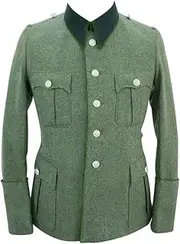 [militaryharbor] WW2 WWII German M36 Officer panzergrenadier Field Grey Wool Tunic
