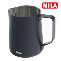 在飛比找ETMall東森購物網優惠-【MILA】刻度拉花杯600ml-黑