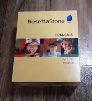 Rosetta Stone French Level 1 & 2 Set 3 for PC, Mac BNIB