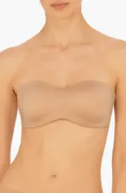 NEW! NATORI Adapt Underwire Strapless Bandeau Bra (Size 32B) Cafe