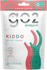 GO2 Dentagenie Kiddo Flossers Berry Awesome (36 pk)