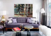 lovely -abstract-painting-WALL ARTS SCENERY high quality Canvas home decor