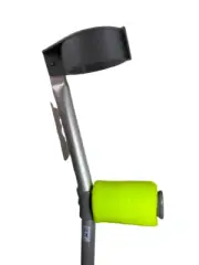 Padded Crutch Handle Foam Covers Pads Crutches Adult Hand Light Green Free P&P