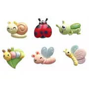 Cutsie Bugs Embellishment Set- Craft Sewing Scrap- Shelly's Buttons