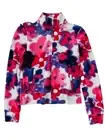 Juicy Couture Mock Neck All Over Floral Zip Jacket Top ( M )