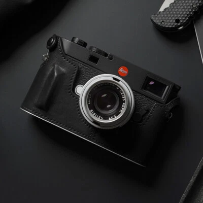 Handmade Genuine Leather Camera Half Case Bag Protection Cover Fit For Leica M11