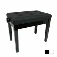 在飛比找PChome24h購物優惠-THMC HQ101 豪華升降鋼琴椅 黑白 兩色款