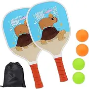 Générique Hole Ball Paddle Set, Hole Ball Competition Kit, Beginner Paddle Set, Large Racket Area Paddle, Outdoor Paddle Set, Social Event Paddle Kit, Sports Accessories for Courts