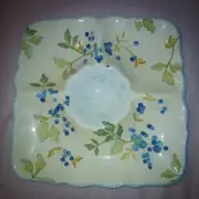 Tracy Porter “The Annette Collection” Square Chip & Dip Tray Hand Painted floral