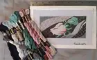Sophia Eye Glass Case Deco Rose Floral Hand Painted Canvas Needlepoint Kit