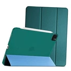 Smart Case for iPad Pro 12.9 2022/2021/2020/2018, Slim Stand Hard BluishGreen