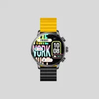 在飛比找樂天市場購物網優惠-【Kieslect】智慧通話手錶 Kr2 (黑色-黃黑錶帶)
