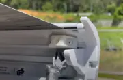 Anti flap - Curved roof rafter outrigger bracket