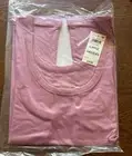 State of Day Ribbed Modal Sleep Tank Top Women's L Mauve Orchid Solid Scoop Neck