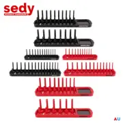 Magnetic Organizer Tray Set Metric SAE Sockets Storage Holder Tool Toolboxes Au