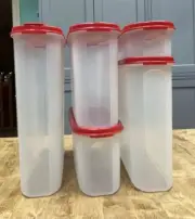 Tupperware Set of 5 Modular Mates Super Ovals 1-5-Color Choice for Seals-NEW