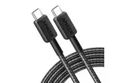 Anker 322 USB-C to USB-C Cable (6ft Braided)-Black