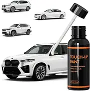 XTryfun A96 Mineral White Touch Up Paint for BMW, DIY Car Paint Scratch Repair Kit, Automotive Paints, Quick & Easy Fix Scratch Repair for X1/X3/X4/X5/X6/X7/2/3/4/5/7/8 Series/iX/Z4/M3/M5/M6