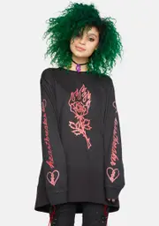 [Long Clothing] X Nympha Heartbreaker Long Sleeve Tee